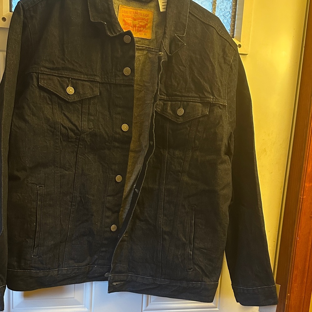 Levi's Men's Relaxed-Fit Trucker Jacket - NWT - Sz:XL - DARK Blue